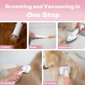 Buy cheap 300W Pet Grooming Brush Clippers Vacuum Kit and Performance with Vacuum Cleaner Set from wholesalers