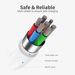 0.8M PD18W 60W USB C To USB C Cable For Phone Quick Charging