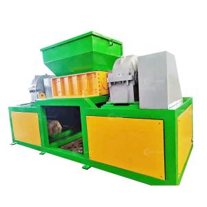Multifunctional Waste Car Tires Shredding Double Shaft Shredder Machine Weight
