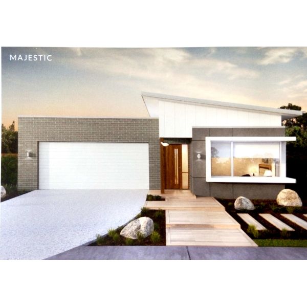 Prefabricated Light Steel Structure Bungalow With Aluminum Alloy / PVC Window