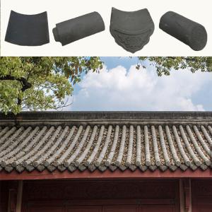 Buy cheap Plain Snow Resistant Chinese Clay Roof Tiles Fireproof from wholesalers