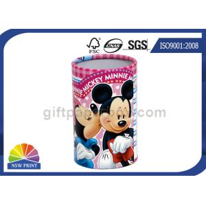 Buy cheap CMYK Printing Rolled Edge Hemming Paper Cylinder Containers For Pen Brush from wholesalers