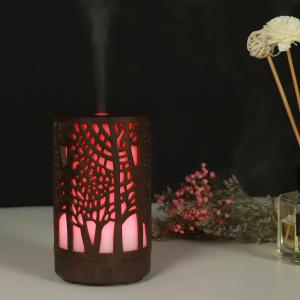 Buy cheap 7 Color Changing LED Light Aromatherapy Essential Oil Diffuser air ultrasonic humidifier Light Wood color GK-YX127D from wholesalers