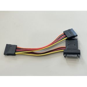 Buy cheap SATA 15Pin Power Connector Y Splitter Cable – 1 to 2 Female Electrical Wire Harness for HDD / SSD / Server Power Distribution from wholesalers