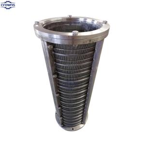Buy cheap Johnson tube strainer filter screen 700 micron slot sieve pipe fitting johnson coupling wedge wire screen filter from wholesalers