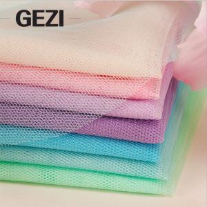 4 Stretch High Fastness About pvc 93% Polyester 8% Spandex Nylon Mesh Fabric for