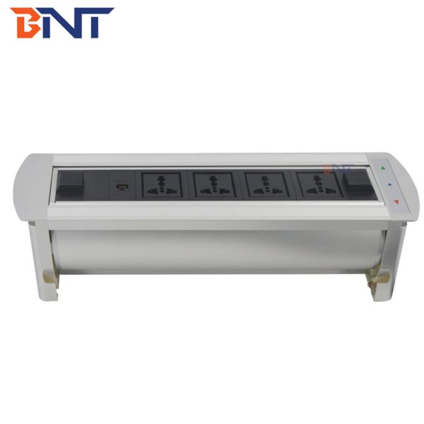 Quality integrated power and data solution with gss system power track/electric tabletop flip socket for sale