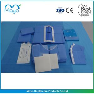 Buy cheap Sterile Nonwoven Laparoscopy Drape Set Laparoscopy Pelviscopy Pack from wholesalers