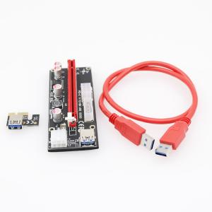 Buy cheap Riser 009s PCI-E Express Cable 1X TO 16X Graphics Extension Powered Riser Adapter Card 60cm USB 3.0 Cable from wholesalers