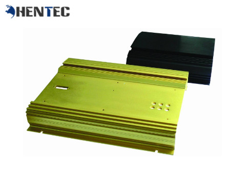 Quality Electrical Cover / Enclosure Extruded Black Aluminium Profile For Electronics for sale