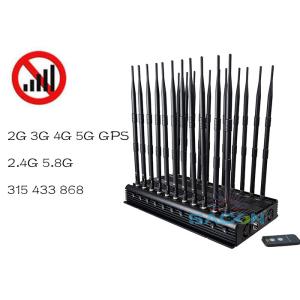 Buy cheap WiFi Infrared Remote Control 22 Antennas 5G Signal Jammer Blocker from wholesalers