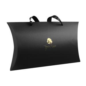 Buy cheap Custom Printed Paper Pillow Boxes With Handle , Personalised Packaging Boxes from wholesalers