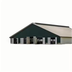 Buy cheap Q235 Q345 Grade Steel Structure Cow Shed Temporary Metal Horse Sheds Custom Dimension from wholesalers