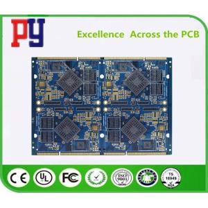 Buy cheap Blue 8 Layer Double Sided PCB Board 1.6MM Immersion Gold 0.25mm Hole ENIG Surface from wholesalers