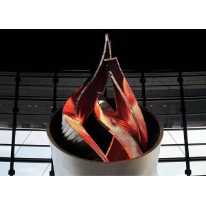 Buy cheap DC48V 145W/Sqm Transparent Led Curtain Screen 5000Hz Flexible from wholesalers