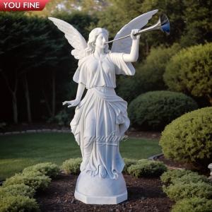 Buy cheap Custom Europe Marble Angel Garden Stone Statue from wholesalers