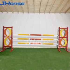 Buy cheap Customizable Horse Jumps Equipment Durable Pvc Steel Construction from wholesalers