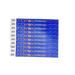 Buy cheap Customized Disposable Wristbands for Music Festival Tickets Adjustable and Heat Resistant from wholesalers