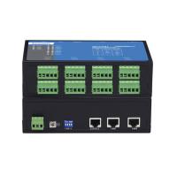 Buy cheap Desktop Mounting 2 Port Serial Server , Ethernet To Serial Server Aluminum Alloy product