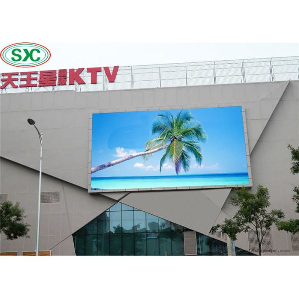 P10mm water proof led display smd3535 with epistar chip and high refresh rate IC