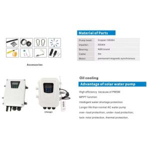 Deep Well Solar Powered Water Pump System 10HP Submersible For Agriculture