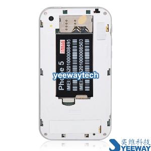 Buy cheap HiPhone phone 5 Quad Band Dual Cards Dual Standby Dual Cameras WIFI Bluetooth Java 3.56-inch Touch Screen Phone from wholesalers