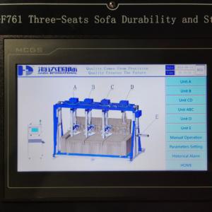 Buy cheap Three Sofa Seating and Back Durability Test Machine from wholesalers