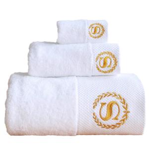 Buy cheap Five Star Hotel Bath Towel Set with Customized Size in SOLID COLOR 16S Cotton Towel from wholesalers