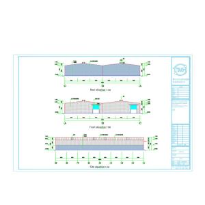 Modern Prefabricate Steel Structure Buildings / Light Gauge Steel Construction