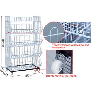 Buy cheap Candy Bread Biscuit Potato Chip Stand Snack Metal Display Racks from wholesalers