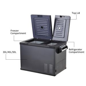 Buy cheap Yacht Caravan RV Car AnuodanDC Compressor 12V 24V Boat Refrigerator with Fridge Freezer from wholesalers