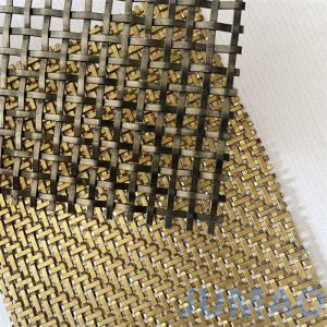 Buy cheap 2m Standard Length Architectural Wire Fabric With Diamond Pattern from wholesalers
