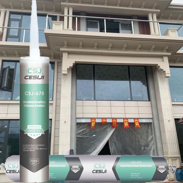 Primer Free Weatherproofing Silicone Sealant Bonds Glass Metal Concrete Plastic