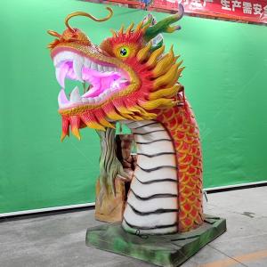 Buy cheap Animatronic Realistic Chinese Electric Dragon Ride Highly Interactive from wholesalers