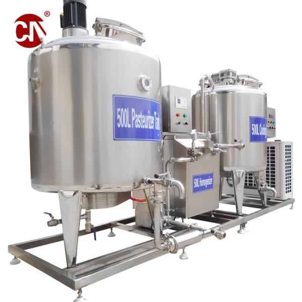 Buy cheap Small Yogurt Process Line with Multipurpose Milk Pasteurizer and Cooling 700 L Cheese Machine from wholesalers