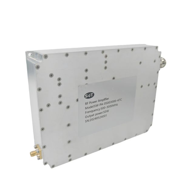 Buy cheap High Linearity and Efficiency 500-3000MHz Wideband RF Power Amplifier for Satellite Communication from wholesalers