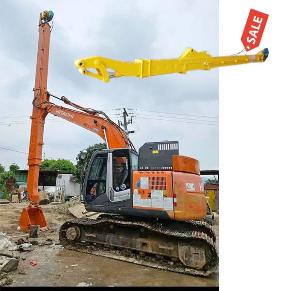 Customized Long Reach Excavator Long Reach Boom And Telescopic Arm