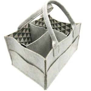 Buy cheap Multi Functional Diaper Organizer Basket With Removable Compartments from wholesalers