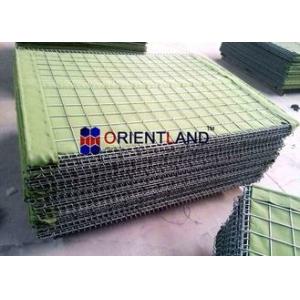 China Hot Dipped Galvanized Wire Mil9 Defensive Barrier Square Hole on sale