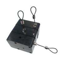 Buy cheap Cubic Shaped Security Recoiler 3 Outlets Anti Theft Cable Retracting Pull Box product