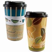 Buy cheap PE Coated Paper Takeaway Smoothie Cups 16 Ounce Double Wall With Accurate Printing from wholesalers