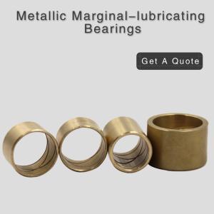 Buy cheap Metallic Marginal Lubricated Bronze Sleeve Bearings CuSn5Pb5Zn5 from wholesalers