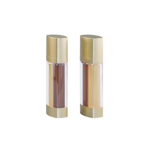 Buy cheap UKA72 PP Pump AS Bottle Airless Double Tube Square Bottle 15ml 15ml For Face Care ​ from wholesalers