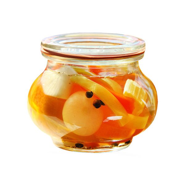 Buy cheap Big Belly Shape Sealable Glass Jars Lemon Honey Jam Jar High Borosilicate Material from wholesalers