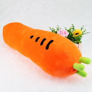 Buy cheap Orange Color Plush Toy Pillow High Elasticity Carrot Shape For Kids Gift from wholesalers