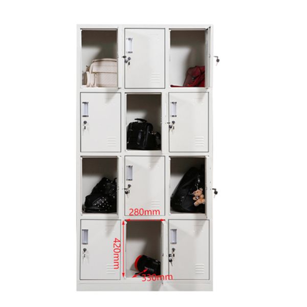 Quality Assembled 12 Door Multi Function Locker With Vent Hole for sale