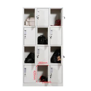 Buy cheap Assembled 12 Door Multi Function Locker With Vent Hole from wholesalers