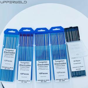 Buy cheap TIG Welding Consumables 2.4mm*175mm White Head Tungsten Electrodes 0.8% Zirconiated from wholesalers