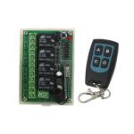 Buy cheap 4 A / B Keys Included Plastic Wireless Exit Button Remote Control Switch 12v 50m Transmitting Distance from wholesalers