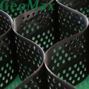 Buy cheap Textured Perforated HDPE Geocell For Road / Hill / Slope Soil Reinforcement 100-445mm from wholesalers
